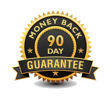 90 Day Money Back Guarantee Official Badge